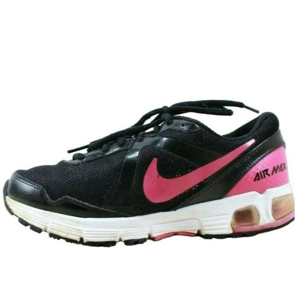 Nike Air Max Run Lite Plus+ Black Pink Mesh Running Sneaker Shoes US 7 - Picture 1 of 9